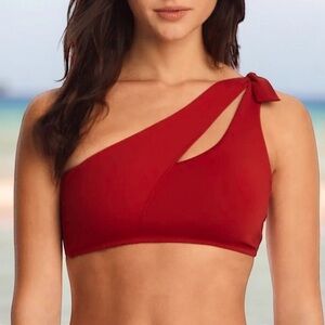 Becca Sadie One Shoulder Bikini Top